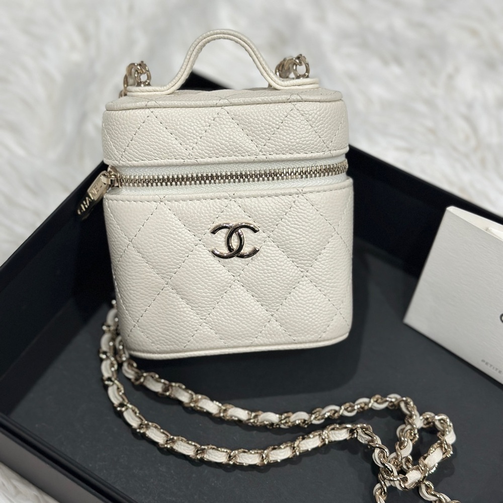 Chanel Mini Vanity Top Handle with Chain